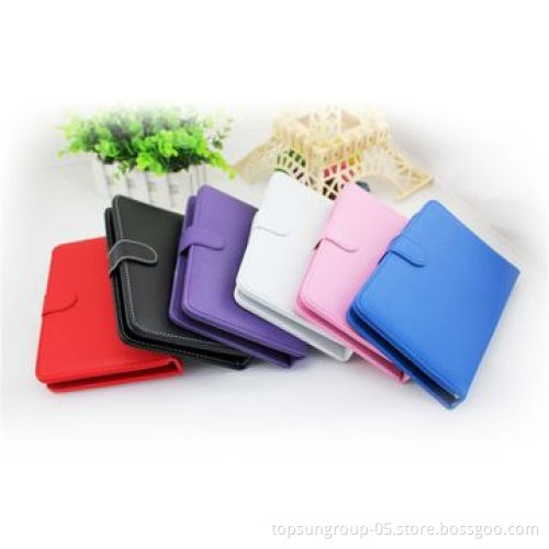 Wired Keyboard Cover for 7-inch Tablets, Universal with Stent